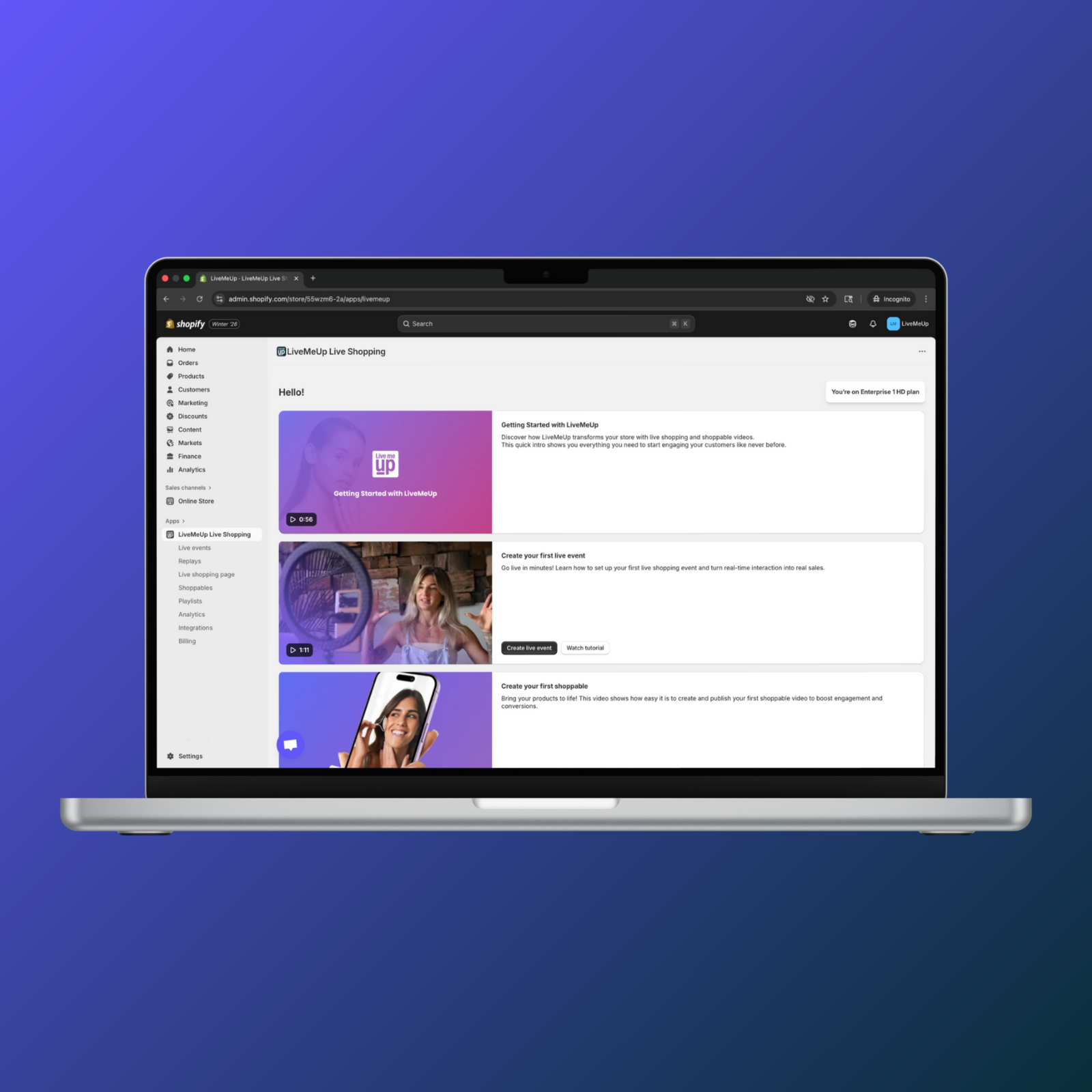 Live Shopping by LiveMeUp