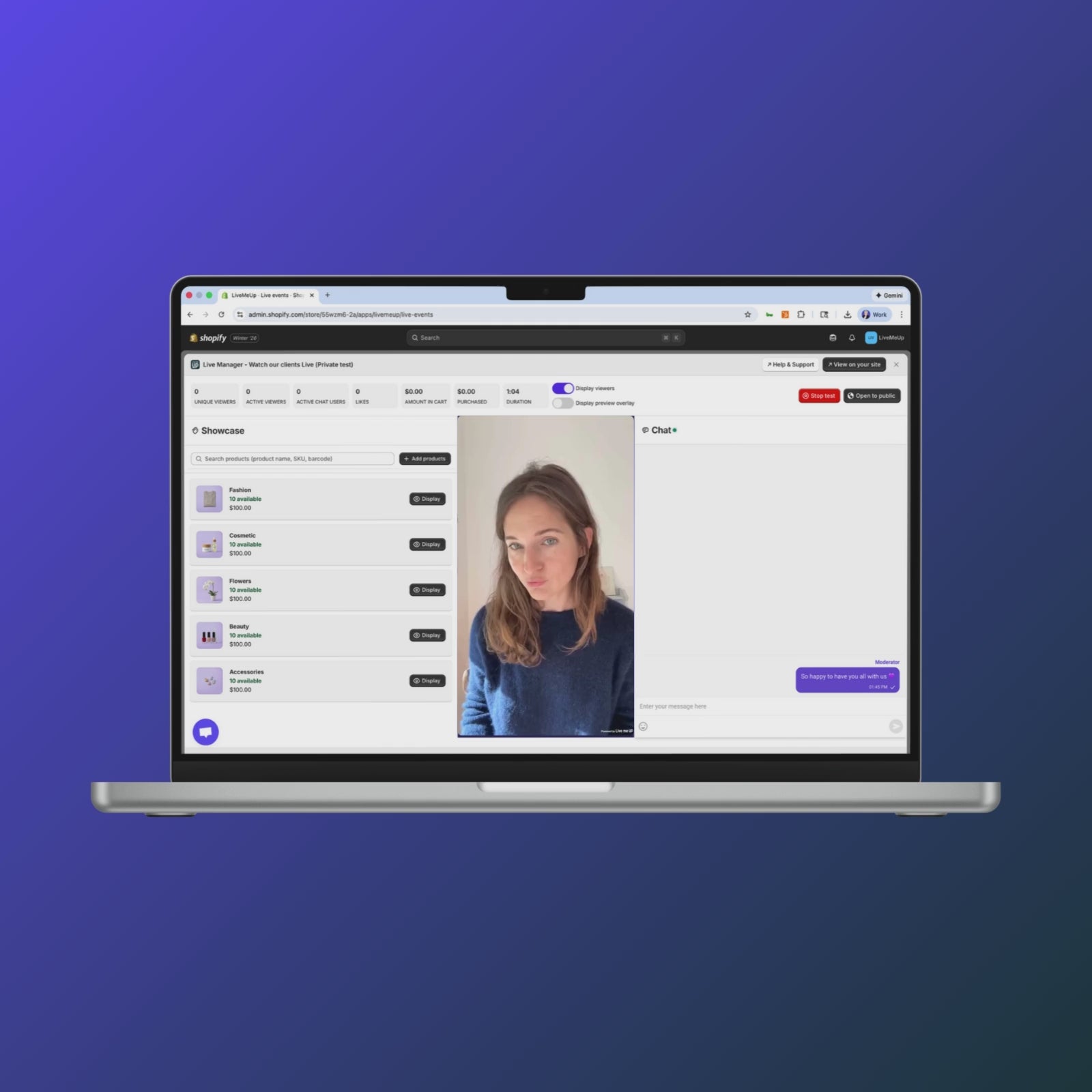 Live Shopping by LiveMeUp